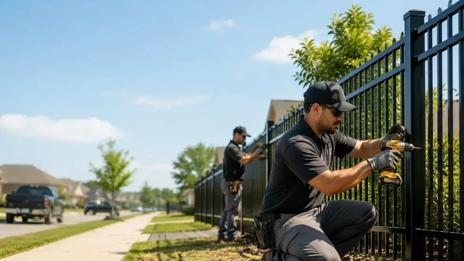 Metal Fence Installation in Horntown, VA